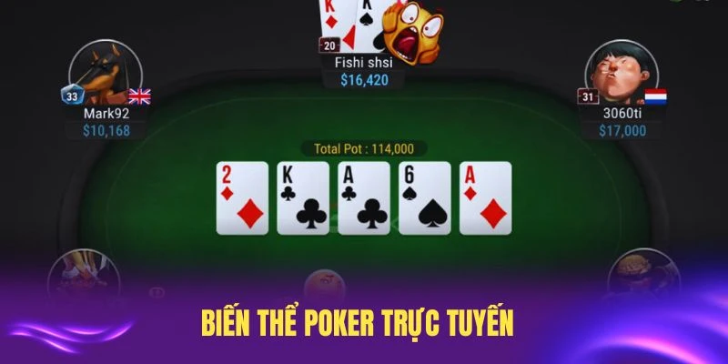 Khám phá các biến thể Poker trực tuyến đặc sắc tại LC88